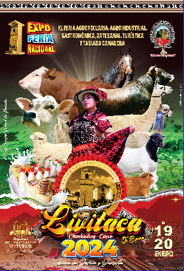Afiche real impreso para la Feria Agropecuaria Livitaca 2024