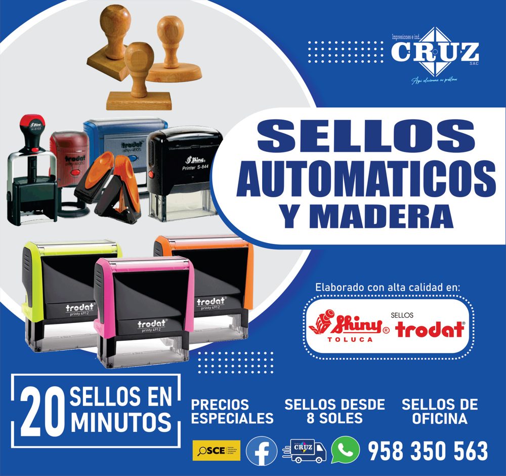 Sellos automáticos y de madera